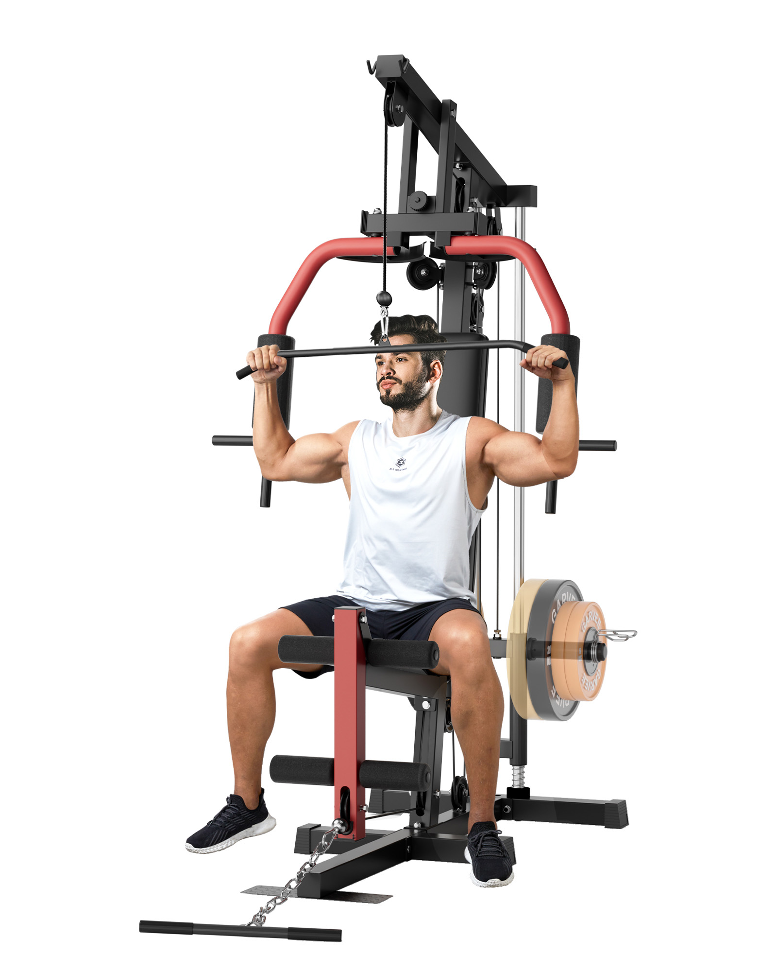Home Gym Leg Extension Machine - 5-in-1 Multifunctionele Home Gym Apparatuur: Volledige