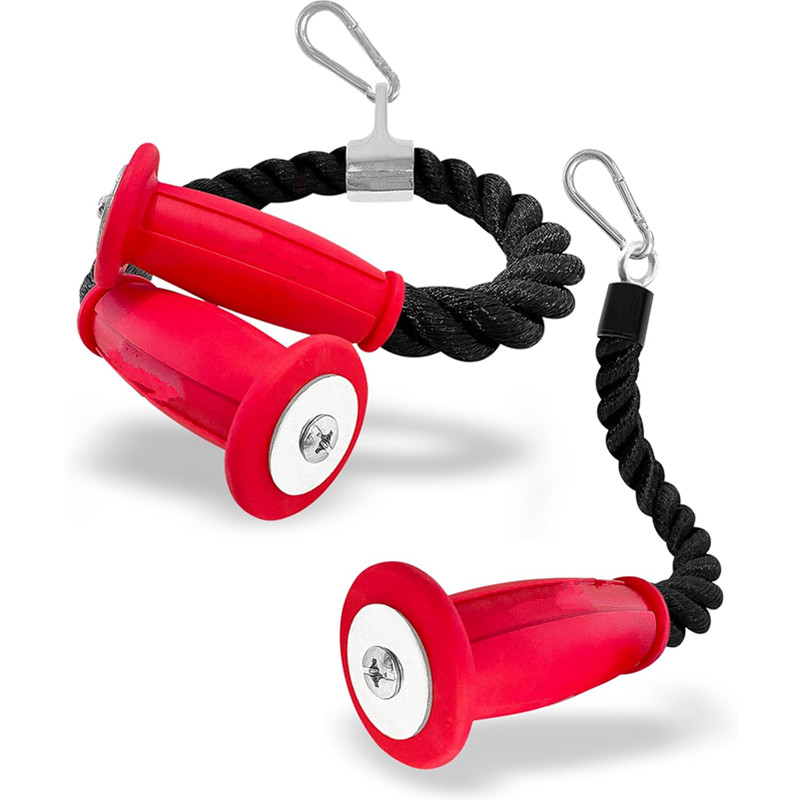 Home Gym Ideas - Ergonomische triceps-touwen Antislip kabelbevestiging Fitness- of