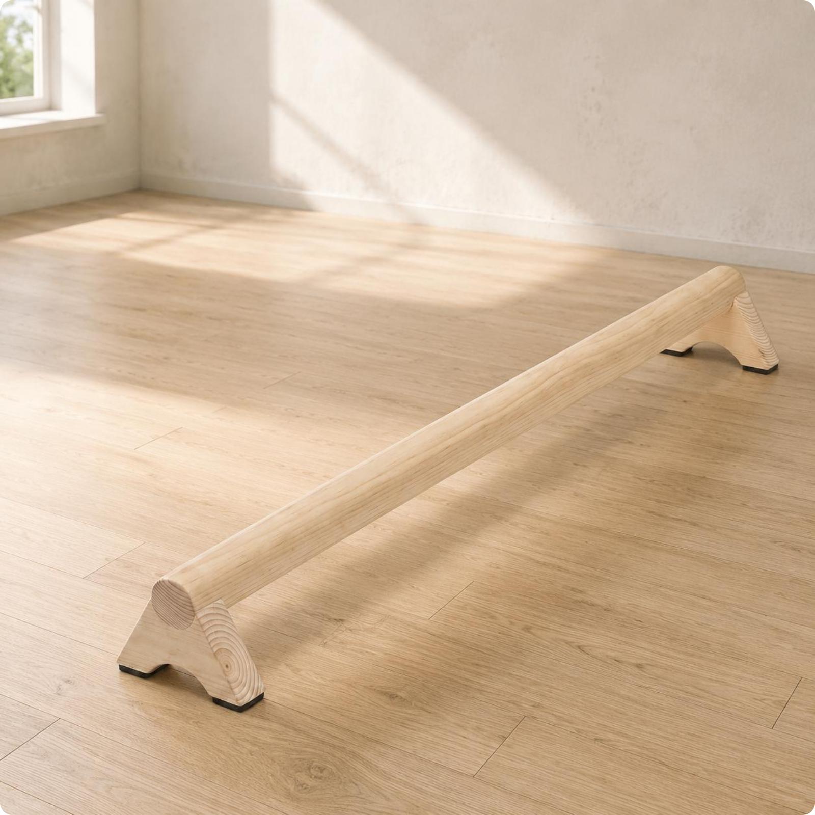 Houten evenwichtsbalktrainer v - Leg Home Gym Workout recensie en prijs
