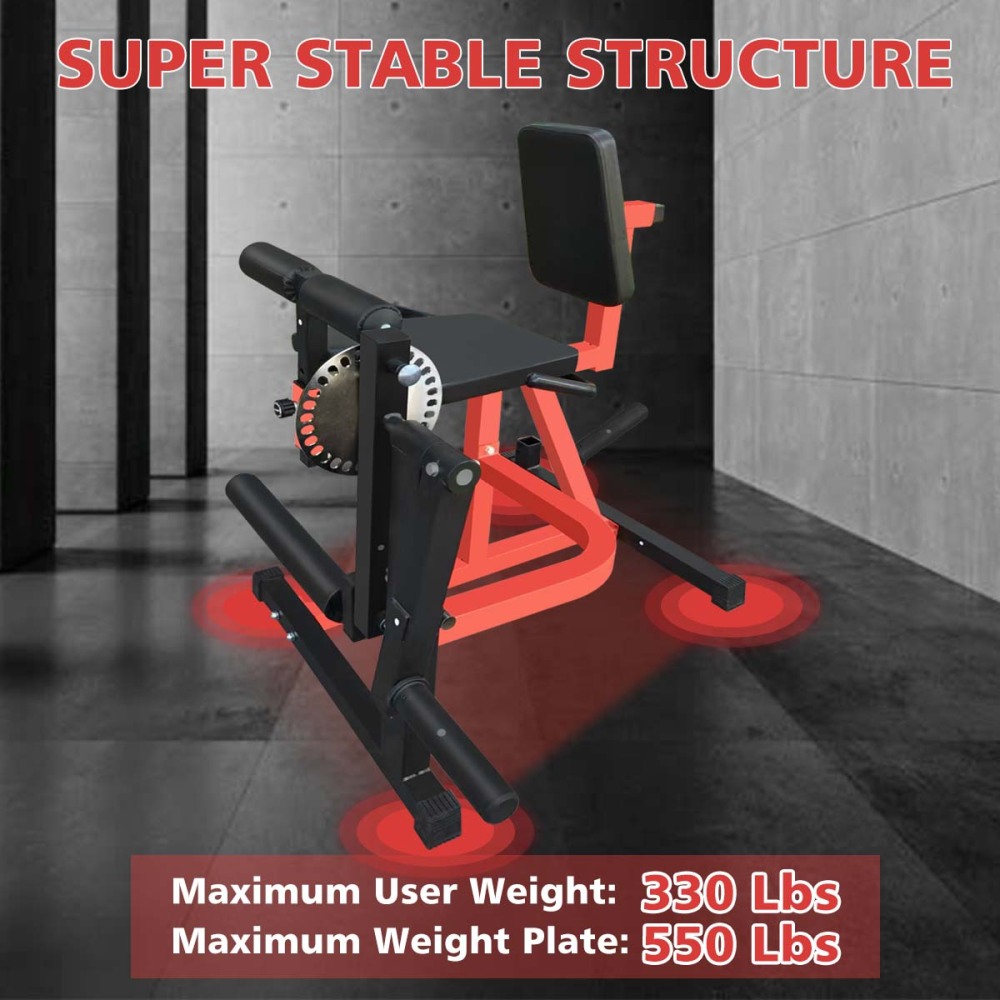 Verstelbare beenextensie- en c - Home Gym Leg Extension Machine recensie en prijs
