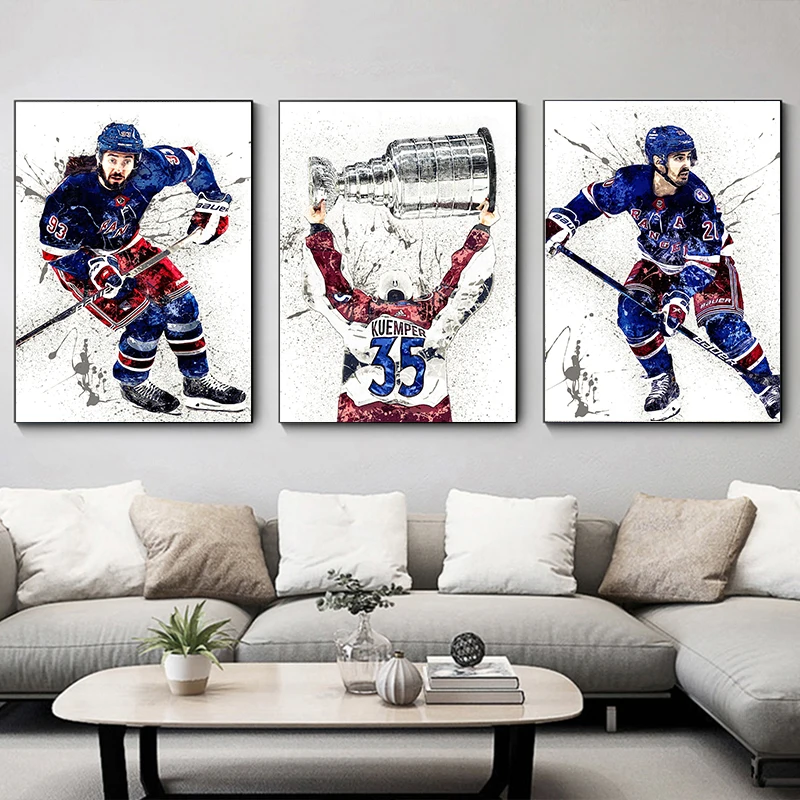 Abstract Ice Hockey Portrait S - Home Gym For Kids recensie en prijs
