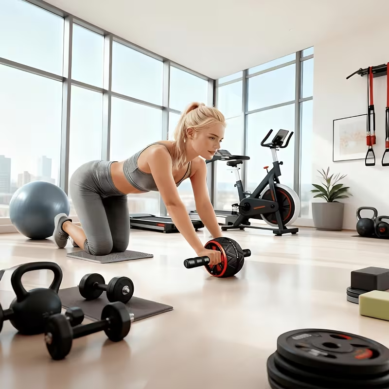 Ab Roller Wiel en Kniemat, Bui - Home Gym Ideas recensie en prijs