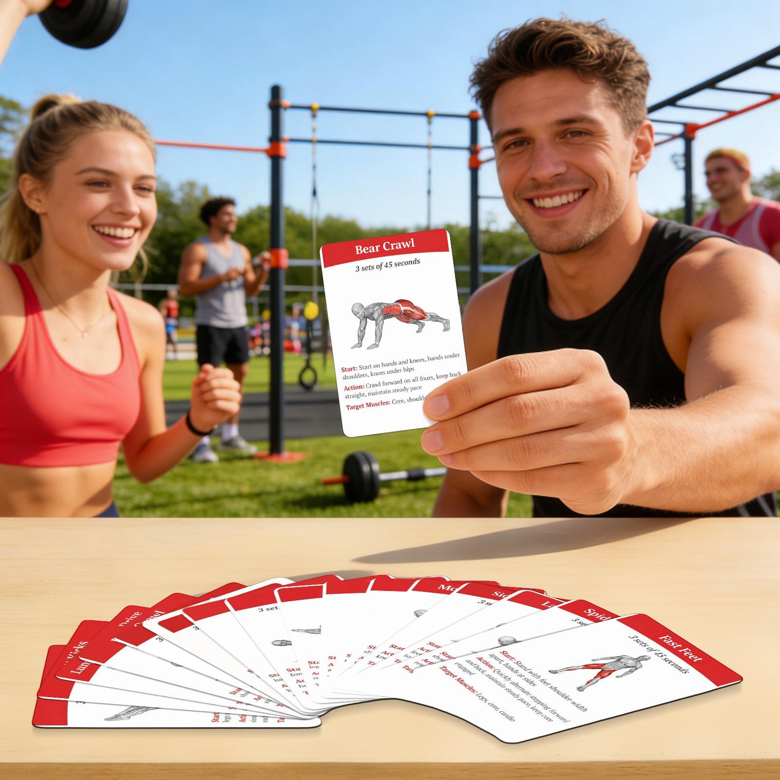 Workout-kaarten, 36 stuks, dra - Home Gym Guide recensie en prijs