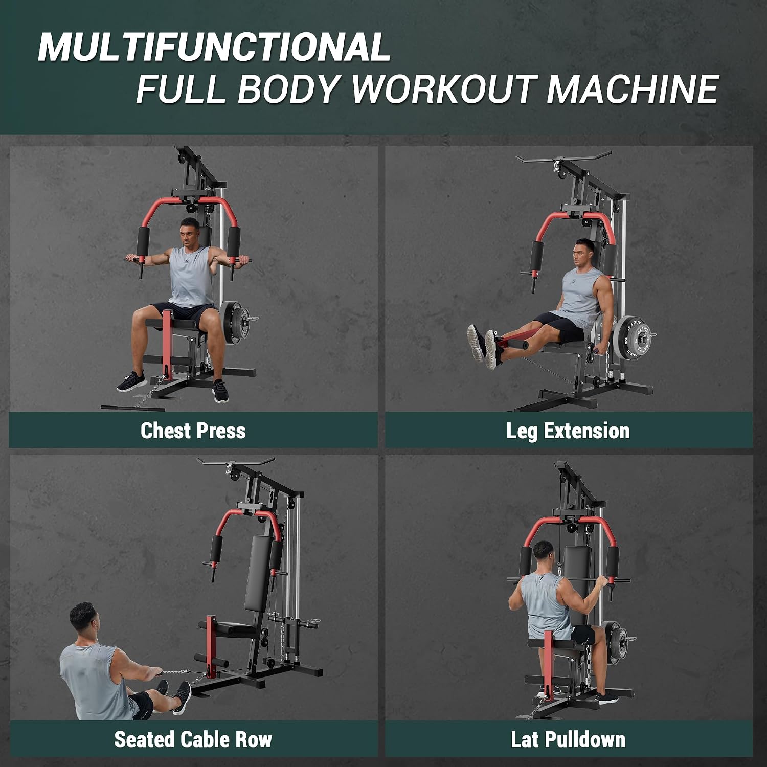 Volledige Home Gym Machine met - Home Gym Leg Extension Machine recensie en prijs