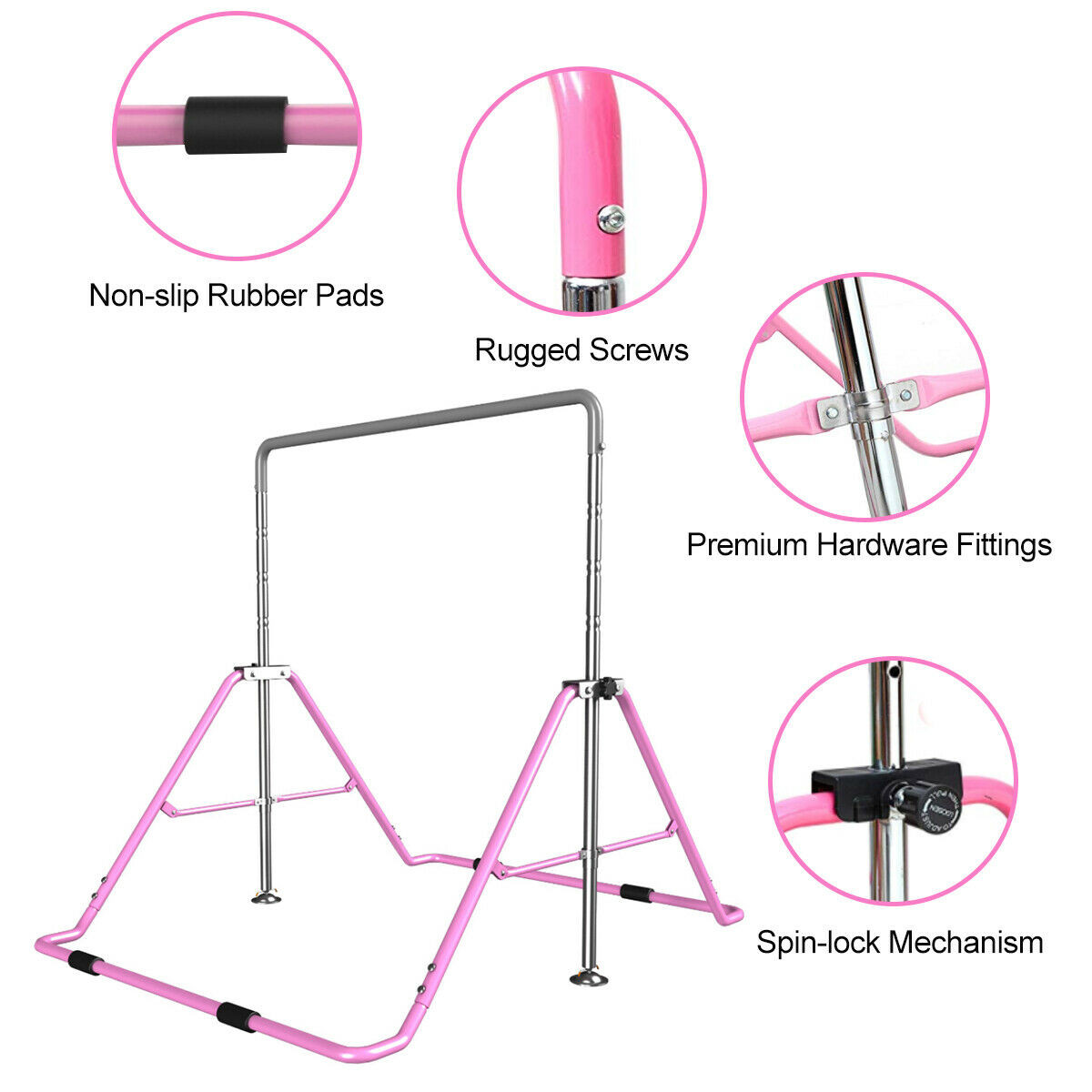 Verstelbare 130cm gymnastiekst - Home Gym For Kids recensie en prijs