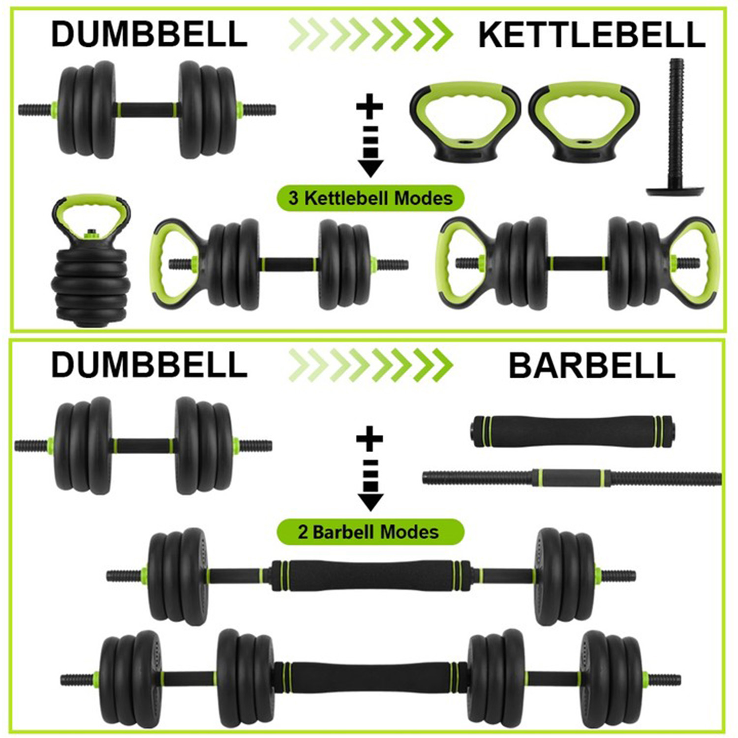 4-in-1 verstelbare dumbbellset - Home Gym Packages recensie en prijs