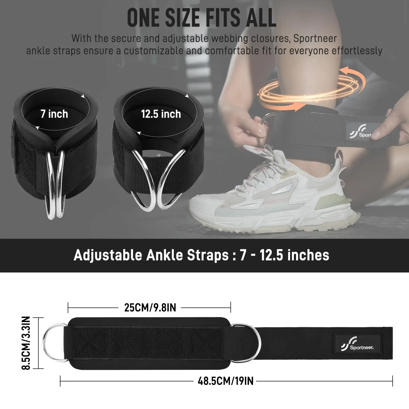 Sportneer verstelbare enkelban - Home Gym Leg Extension Machine recensie en prijs