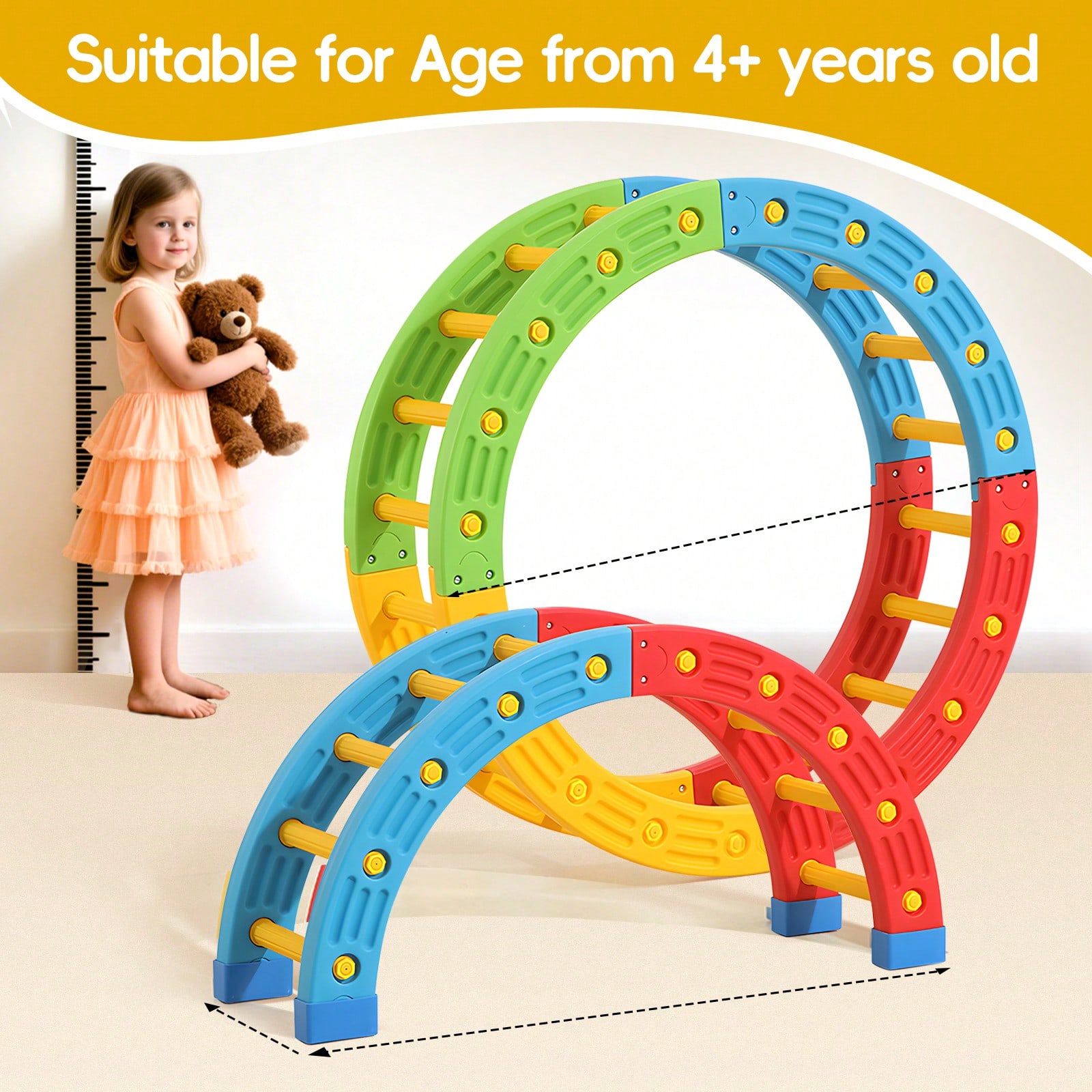 GCCSJ 2-in-1 Opvouwbaar Klimsp - Home Gym For Kids recensie en prijs