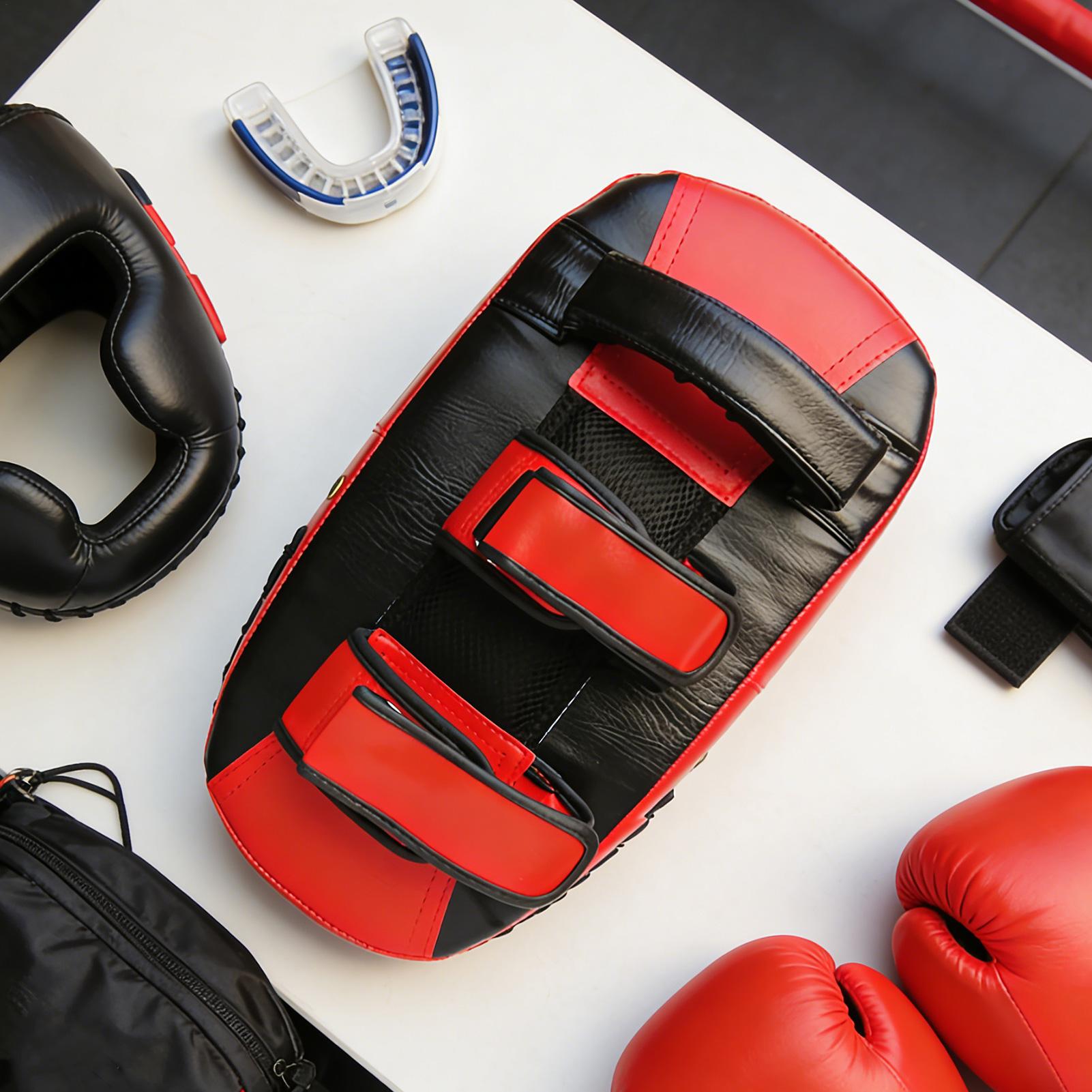 Bokspads van PU-leer, gebogen, - Home Gym For Kids recensie en prijs