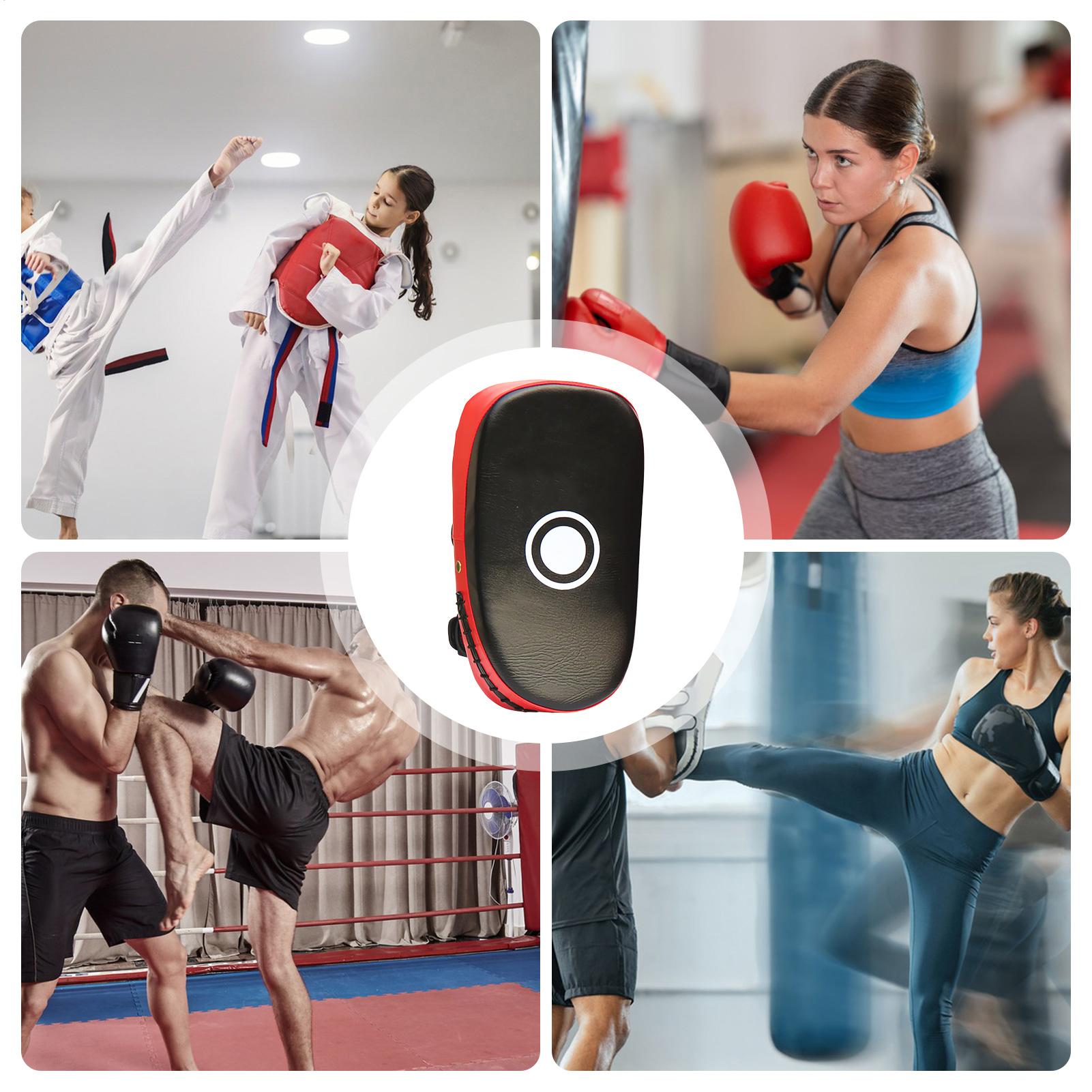 Bokspads van PU-leer, gebogen, - Home Gym For Kids recensie en prijs