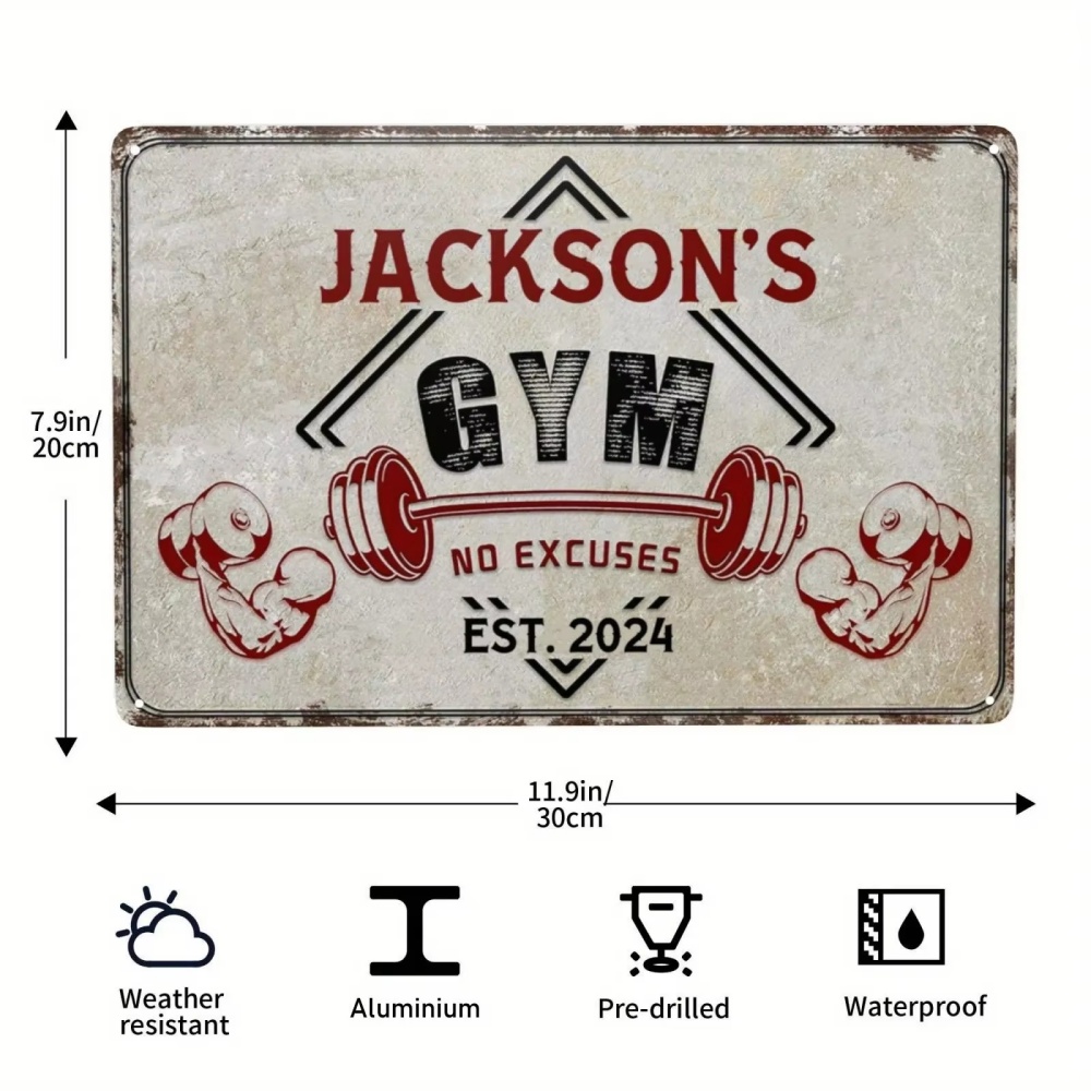 Aangepaste gepersonaliseerde v - Home Gym Names recensie en prijs