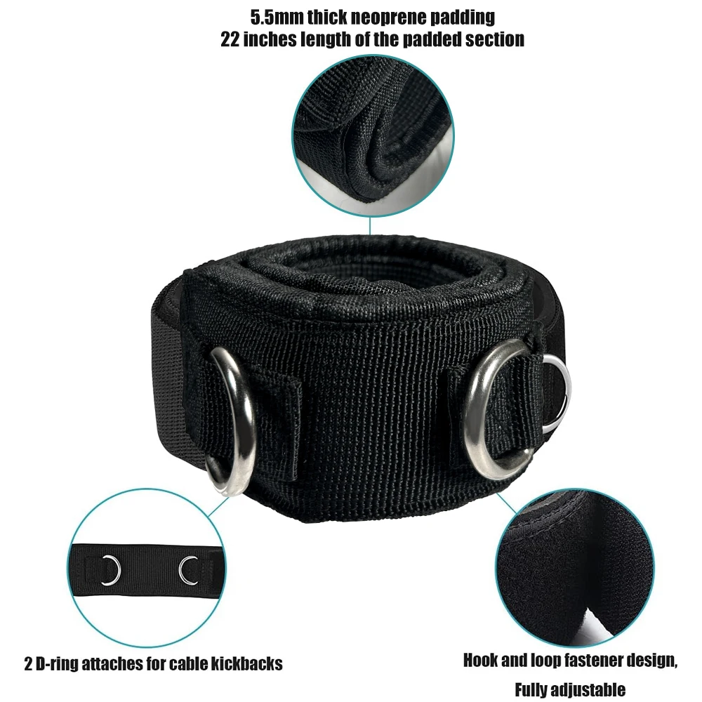 1 paar enkelbandjes kabelmachi - Home Gym Leg Extension Machine recensie en prijs