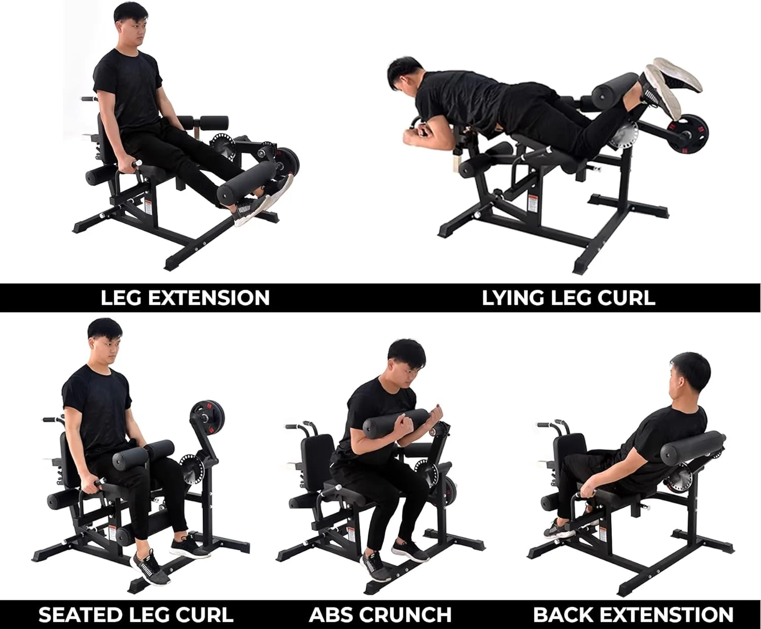 Platenbelaste verstelbare been - Home Gym Leg Extension Machine recensie en prijs