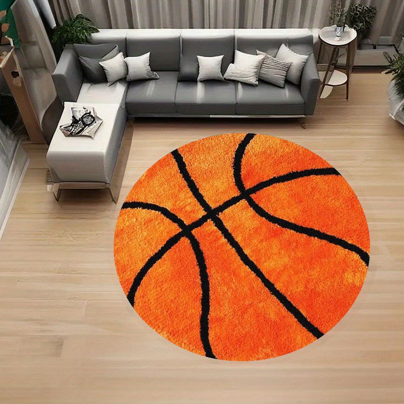 Basketbalpatroon rond tapijt f - Home Gym For Kids recensie en prijs