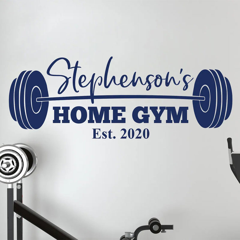 Aangepaste familienaam sportsc - Home Gym Names recensie en prijs