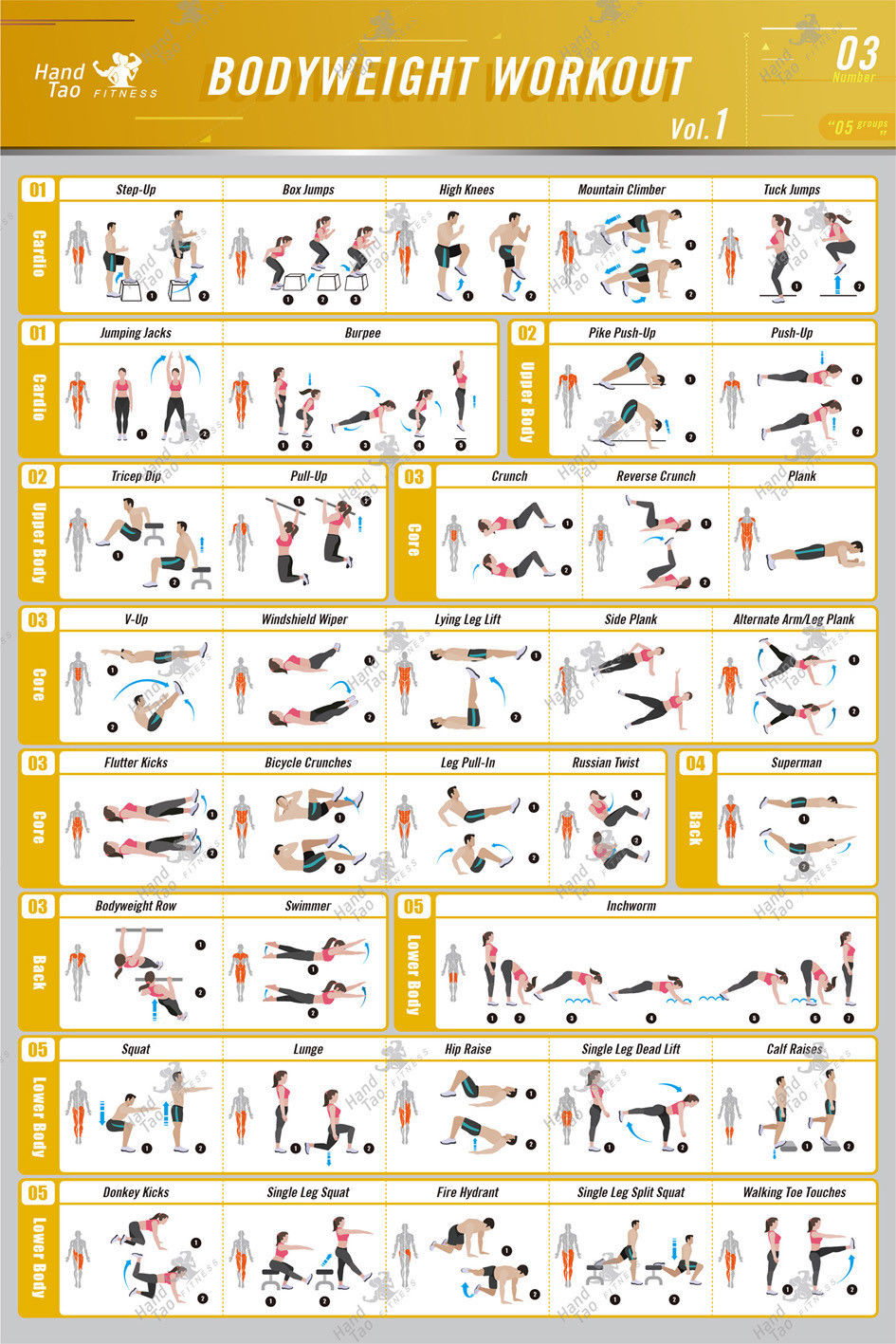 Bodyweight workout Oefening Bo - Home Gym Guide recensie en prijs